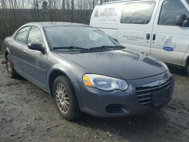 1C3EL46J85N619366 - 2005 CHRYSLER SEBRING GRAY photo 1