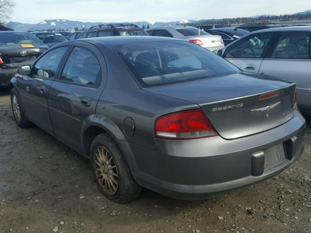 1C3EL46J85N619366 - 2005 CHRYSLER SEBRING GRAY photo 3