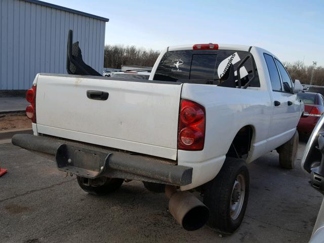 3D7KS28AX8G248152 - 2008 DODGE RAM 2500 S WHITE photo 4
