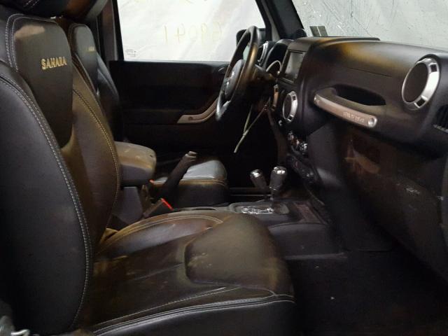 1C4AJWBG6DL617843 - 2013 JEEP WRANGLER S SILVER photo 5