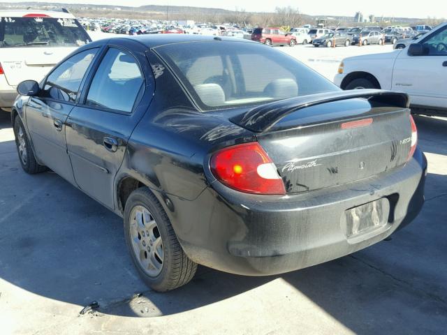 1P3ES46C2YD662739 - 2000 PLYMOUTH NEON BASE 黑色 照片 3