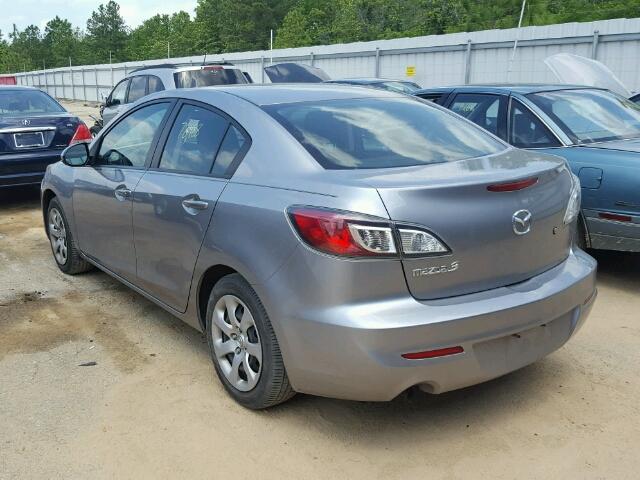 JM1BL1TG0D1723040 - 2013 MAZDA 3 I SILVER photo 3