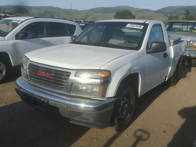 1GTCS149278140729 - 2007 GMC CANYON WHITE photo 2