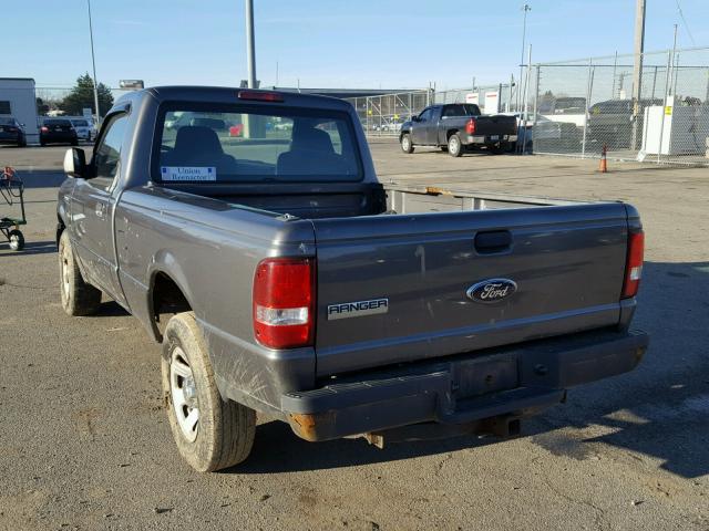 1FTYR10D79PA27721 - 2009 FORD RANGER GRAY photo 3