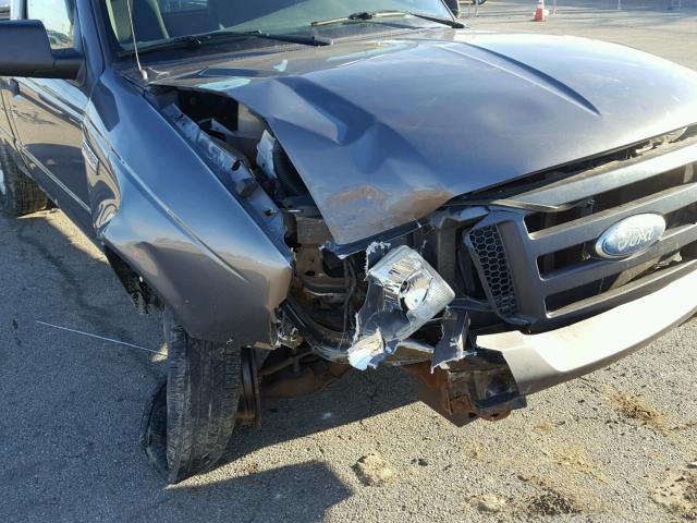 1FTYR10D79PA27721 - 2009 FORD RANGER GRAY photo 9