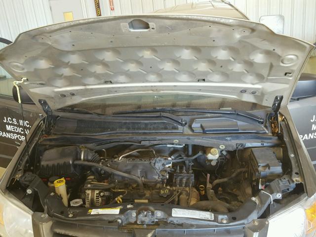 2D4RN4DE3AR384274 - 2010 DODGE GRAND CARA GRAY photo 7