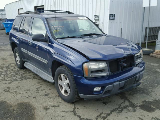 1GNDT13S622227316 - 2002 CHEVROLET TRAILBLAZE BLUE photo 1