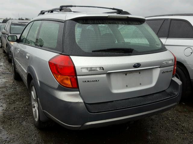 4S4BP62C067348357 - 2006 SUBARU LEGACY OUT SILVER photo 3