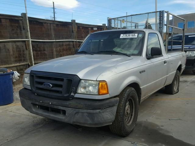 1FTYR10D35PB05471 - 2005 FORD RANGER SILVER photo 2