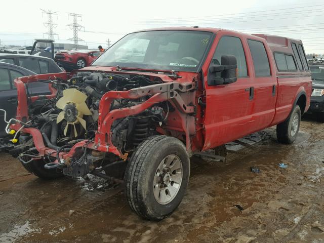 1FTSW21Y49EA85917 - 2009 FORD F250 SUPER RED photo 2