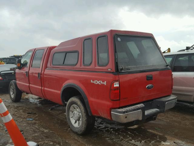 1FTSW21Y49EA85917 - 2009 FORD F250 SUPER RED photo 3