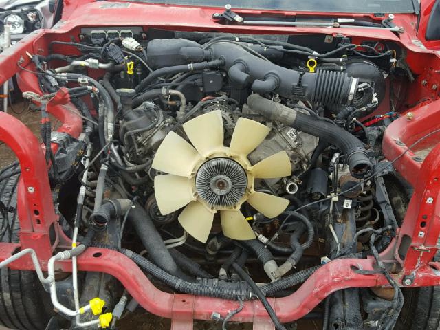 1FTSW21Y49EA85917 - 2009 FORD F250 SUPER RED photo 7