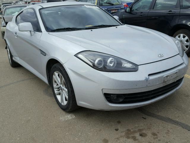 KMHHM66D58U269681 - 2008 HYUNDAI TIBURON GS SILVER photo 1