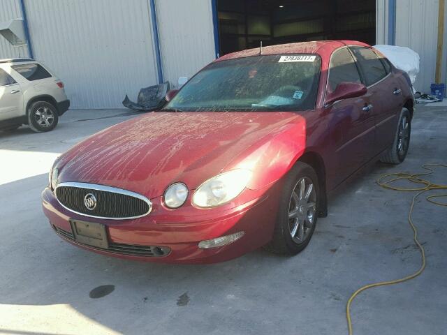 2G4WE567151152759 - 2005 BUICK LACROSSE C RED photo 2