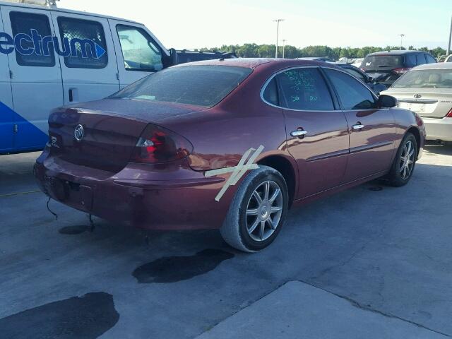 2G4WE567151152759 - 2005 BUICK LACROSSE C RED photo 4