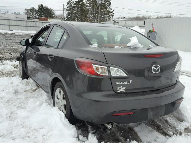 JM1BL1SG1A1185901 - 2010 MAZDA 3 I GRAY photo 3