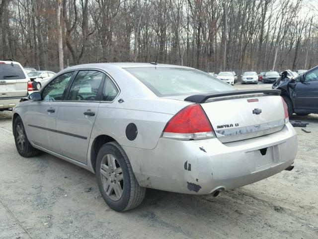 2G1WC581X69334488 - 2006 CHEVROLET IMPALA LT SILVER photo 3