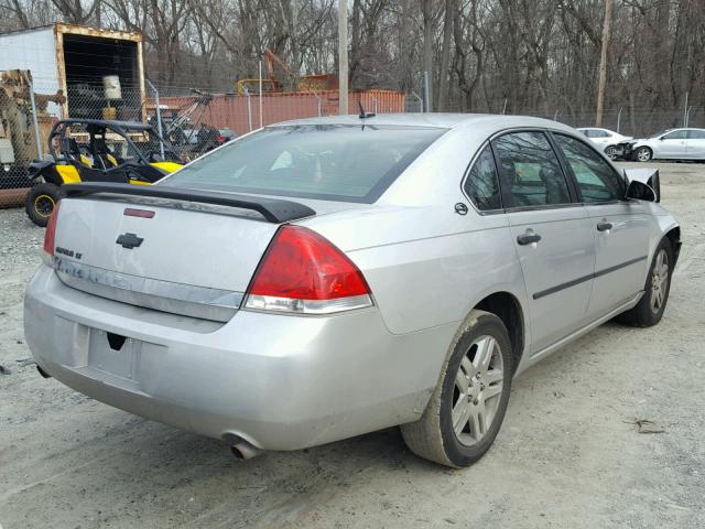 2G1WC581X69334488 - 2006 CHEVROLET IMPALA LT SILVER photo 4