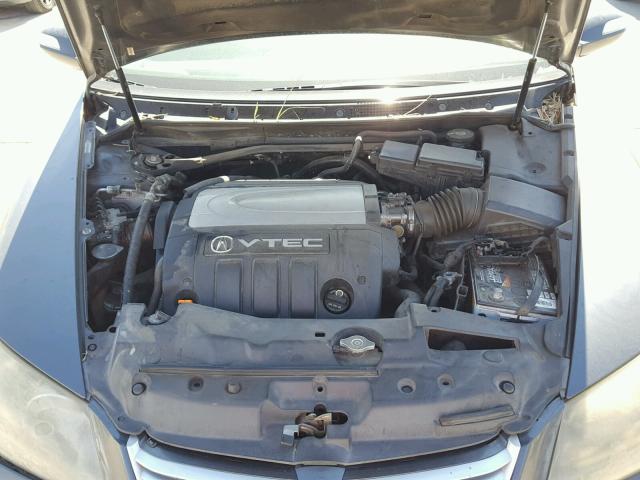 JH4KB16556C012405 - 2006 ACURA RL GRAY photo 7