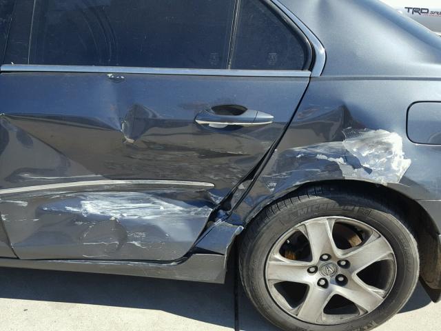 JH4KB16556C012405 - 2006 ACURA RL ნაცრისფერი ფოტო 9