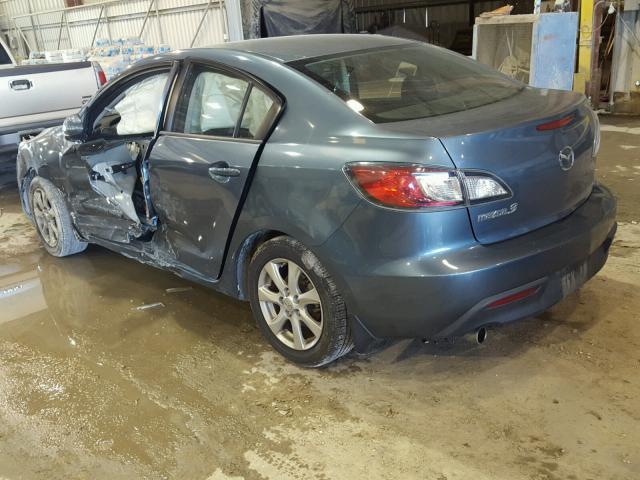 JM1BL1SF6A1238843 - 2010 MAZDA 3 I BLUE photo 3