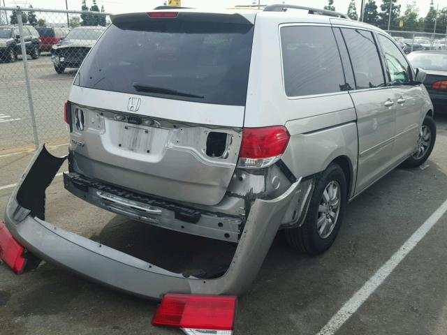 5FNRL38418B104825 - 2008 HONDA ODYSSEY EX SILVER photo 4