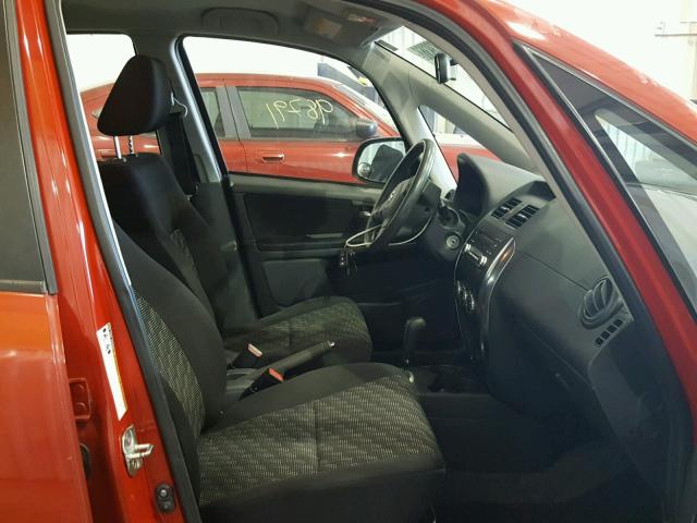 JS2YA413585104665 - 2008 SUZUKI SX4 BASE RED photo 5