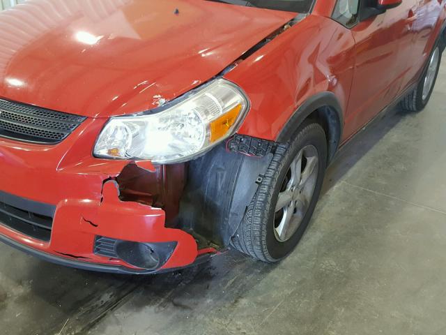 JS2YA413585104665 - 2008 SUZUKI SX4 BASE RED photo 9