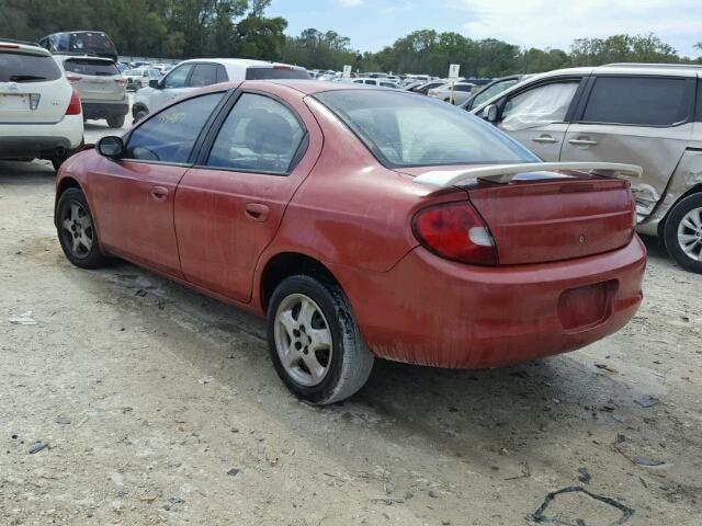 1P3ES46C01D176985 - 2001 PLYMOUTH NEON BASE 红色 照片 3