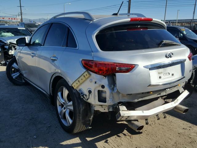 JNRAS18U19M101761 - 2009 INFINITI FX35 SILVER photo 3