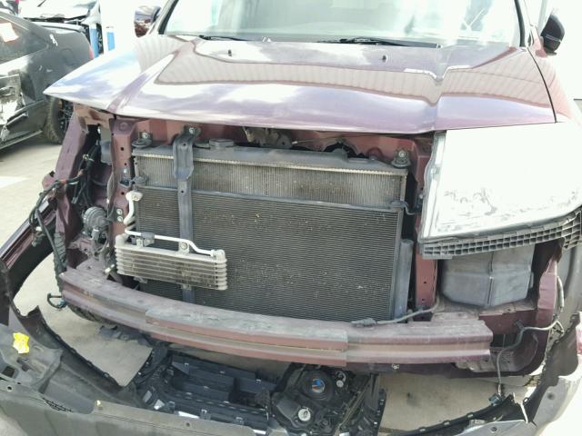 5FNYF4H65BB033582 - 2011 HONDA PILOT EXL BURGUNDY photo 9