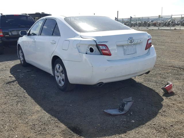 4T1BK46K19U587426 - 2009 TOYOTA CAMRY SE WHITE photo 3