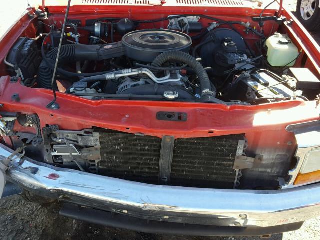 1B7GG23Y3RS626215 - 1994 DODGE DAKOTA RED photo 7