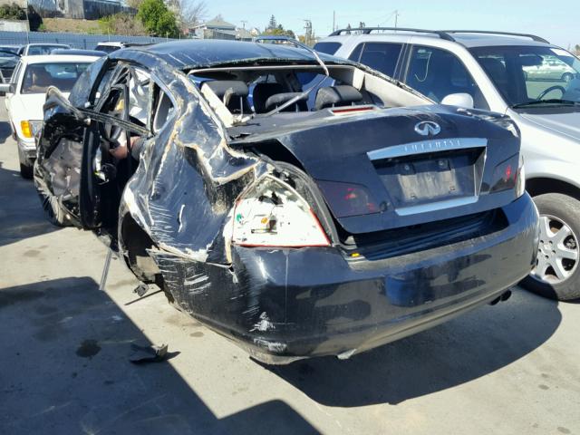 JNKAY01E76M112673 - 2006 INFINITI M35 BASE BLACK photo 3