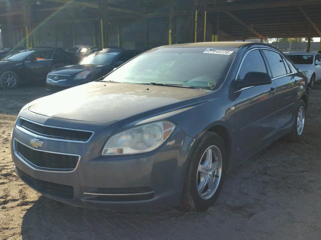 1G1ZG57B08F198216 - 2008 CHEVROLET MALIBU LS ლურჯი ფოტო 2