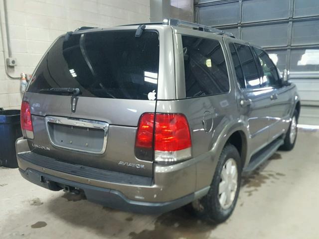 5LMEU68H33ZJ47672 - 2003 LINCOLN AVIATOR 金色 照片 4