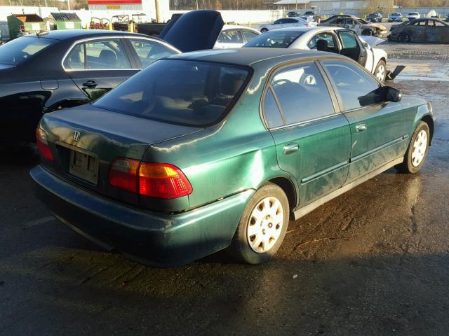 2HGEJ6618XH529130 - 1999 HONDA CIVIC BASE GREEN photo 4