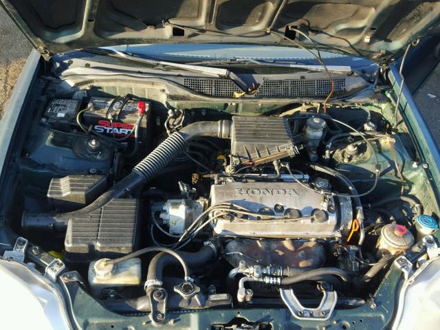 2HGEJ6618XH529130 - 1999 HONDA CIVIC BASE GREEN photo 7