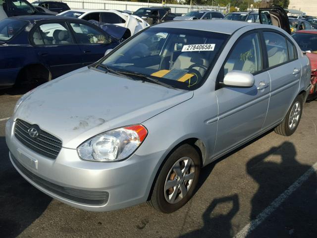 KMHCN4AC1BU588948 - 2011 HYUNDAI ACCENT GLS SILVER photo 2