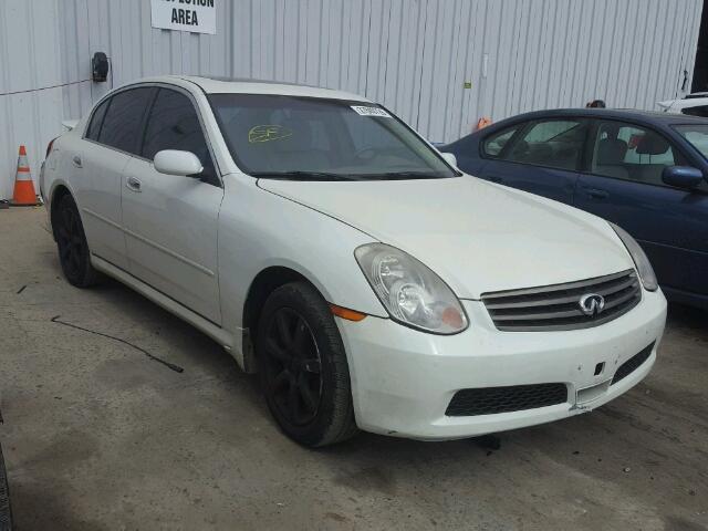 JNKCV51F76M616597 - 2006 INFINITI G35 WHITE photo 1