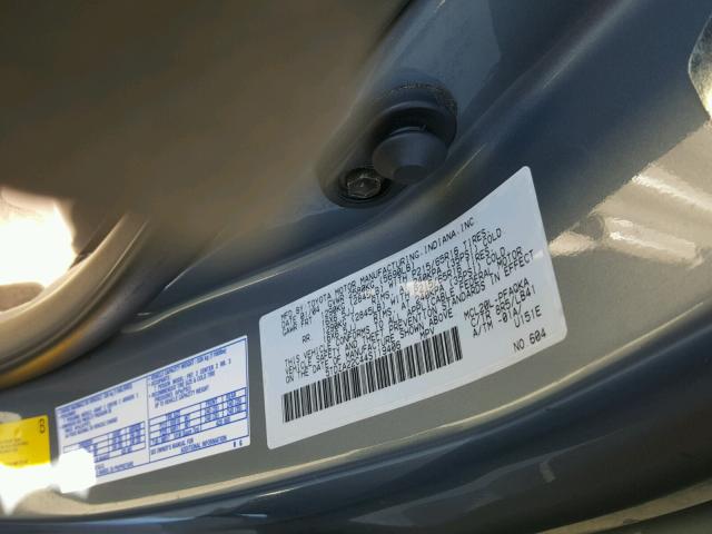 5TDZA22C44S119406 - 2004 TOYOTA SIENNA XLE BLUE photo 10