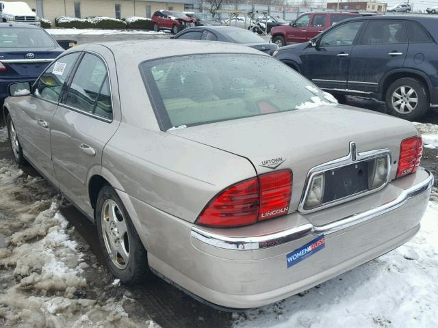 1LNHM87A31Y632235 - 2001 LINCOLN LS 米色 照片 3