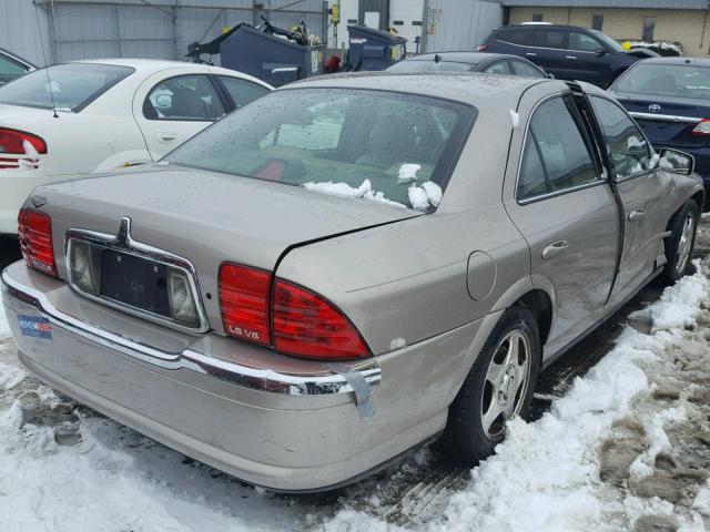 1LNHM87A31Y632235 - 2001 LINCOLN LS BEIGE photo 4