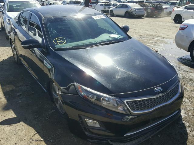 KNAGM4AD3F5086604 - 2015 KIA OPTIMA HYB BLACK photo 1