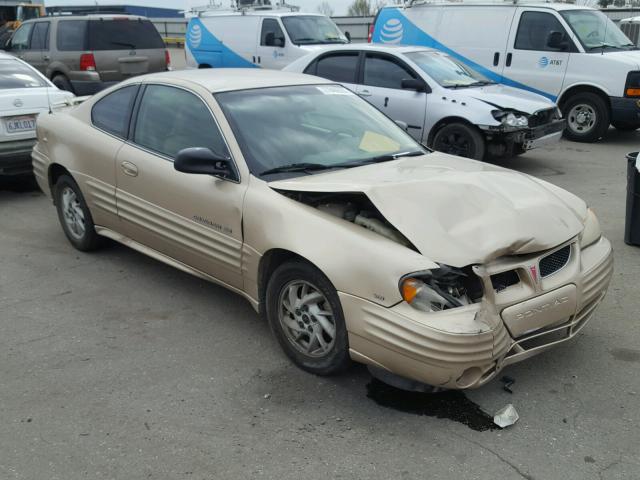 1G2NF12E01M506753 - 2001 PONTIAC GRAND AM S Qızıl foto 1