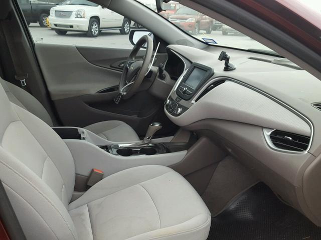 1G1ZB5ST5GF190951 - 2016 CHEVROLET MALIBU LS მუქწითელი ფოტო 5