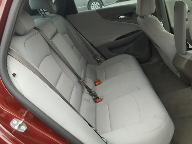 1G1ZB5ST5GF190951 - 2016 CHEVROLET MALIBU LS მუქწითელი ფოტო 6