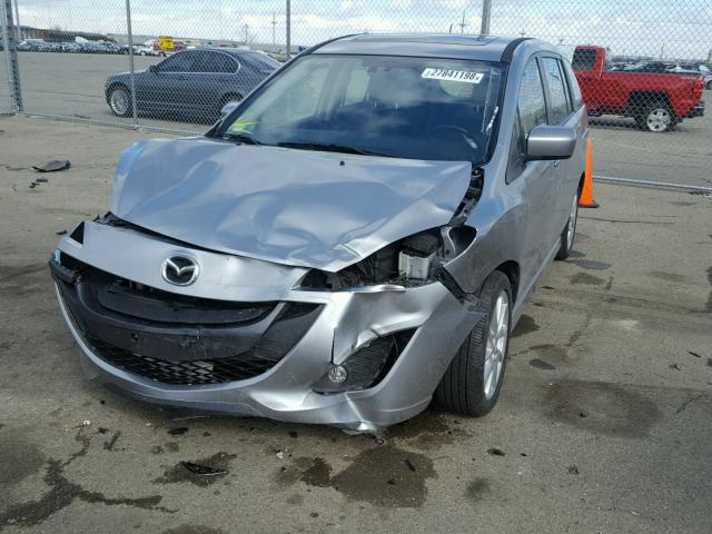 JM1CW2DL6C0133507 - 2012 MAZDA 5 SILVER photo 2