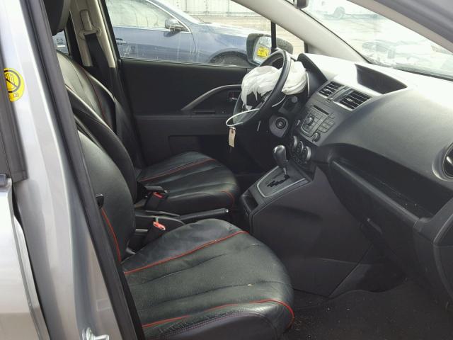 JM1CW2DL6C0133507 - 2012 MAZDA 5 SILVER photo 5