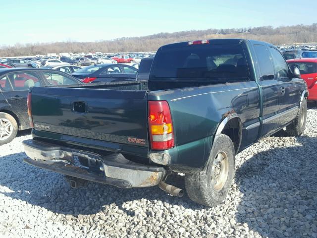 2GTEC19T511335017 - 2001 GMC NEW SIERRA GREEN photo 4